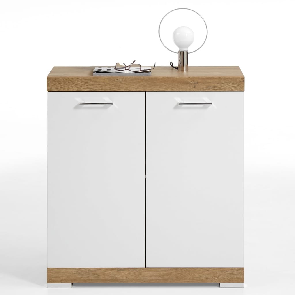 FMD Dresser with 2 Doors 80x34.9x89.9 cm White